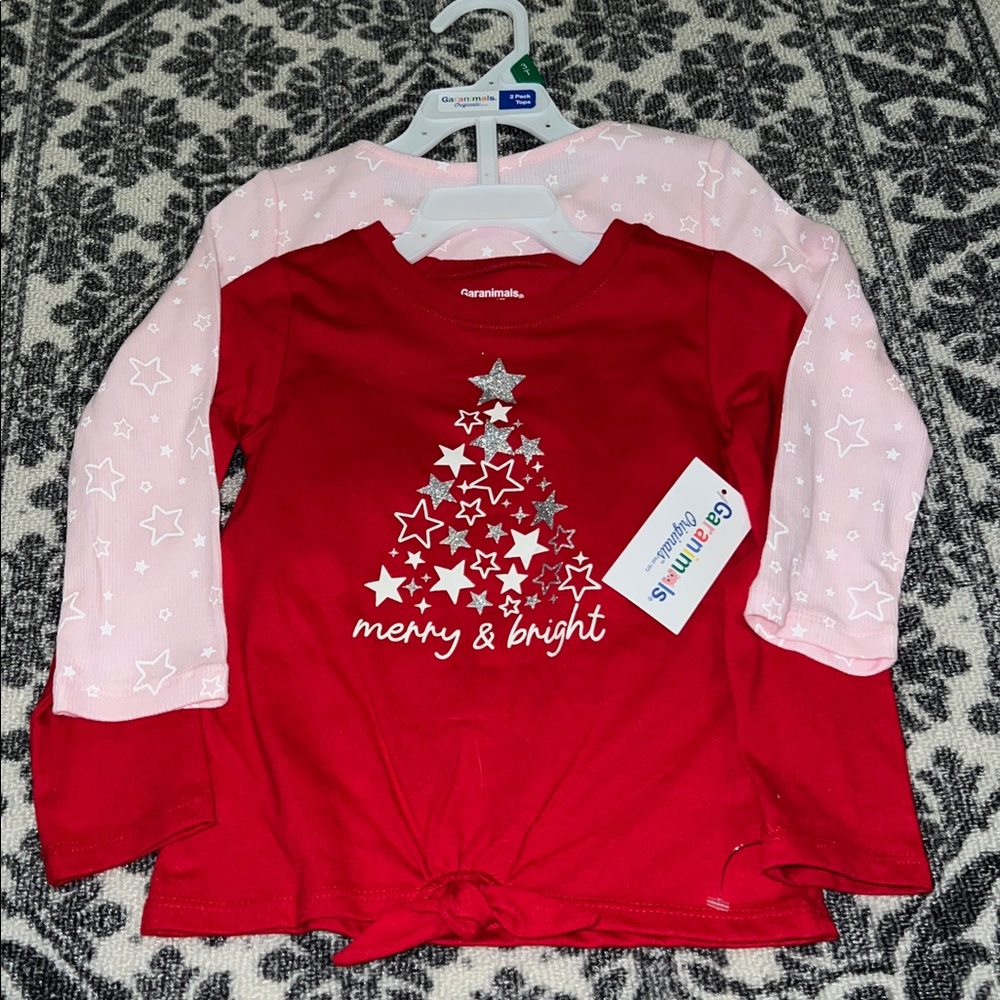 Garanimals Winter Holiday Girls Shirts